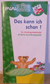 gebr. mini LÜK ° Das kann ich schon 1 für Kindergartenkinder Buch Spiel Lernbuch