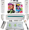 Nintendo Wii Konsole Just Dance + Zumba +Gürtel Wii Fit Board Original 2 Spieler