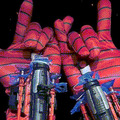 Spiderman Spinnennetz Web Shooter Kinder Spider-Man 3D Kostüm + Handschuh, Faden