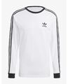 adidas Originals 3-Streifen Herren Longsleeve Langarm T-Shirt Shirt Weiß Schwarz