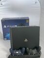 Sony PlayStation 4 Pro 1TB Heimkonsole - Schwarz Mit 2 Controllern