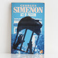 GEORGES SIMENON Act of Passion - 1986 Pinguin TPB Nachdruck - Vintage Thriller
