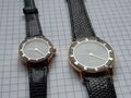 2 Uhren original EUROCHRON mit DDR GUB Glashütte Kal. 38 Quarzwerk Set Sammlung