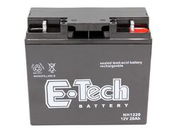 Gel-Batterie 12V 20Ah passend für AL-KO Rasenmäher, u.a. T14-102 | 16-102