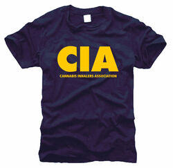 CIA - Cannabis Inhalors Association - T-Shirt- Gr. S bis XXXL