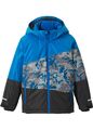 Neu  Jungen Skijacke Gr. 164/170 Blau/Schwarz Camouflage Coat Weste Mantel
