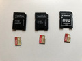 3 x SanDisk Extreme 64 GB MicroSDXC mit SD Card Adapter