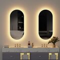 Badspiegel mit LED Beleuchtung Lichtspiegel Badezimmerspiegel Bad Spiegel Touch