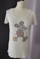 Princess goes Hollywood Shirt*Disney Micky Mouse*weiß*Glitzersteine*Gr. 36 (38)