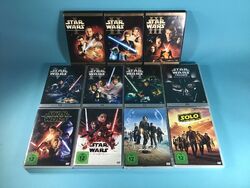 Star Wars 1-6 + 7 + 8 + 9 + 10 (1 2 3 4 5 6 7 8 9 10) 1-10 DVD Film Set Sammlung