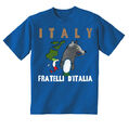 ITALIEN Rugby Maskottchen T-Shirt Herren Kinder Damen Bio Baumwolle 6 Nationen italienisches T-Shirt