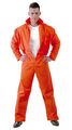 Karneval Kostüm Herren Gefangener Sträfling Häftling Verbrecher orange Overall