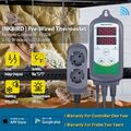 Inkbird Wifi Thermostat Temperaturregler ITC-308 Heizen Kühlen Regler Steckdose