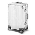 ZEBAR® HYBRID CABIN WHITE Alu 55x40x23  Travel Suitcase, Reisekoffer Koffer