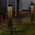 Solar Gartendeko Orientalische Solarlampen für Außen Outdoor Balkon Deko 2er Set