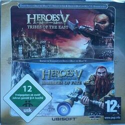 Heroes of Might and Magic V - Tribes of the East & Hammers of Fate, PC, NEU!