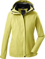 Killtec Damen Jacke Funktionsjacke mit abzippbarer Kapuze Inkele, gelb, 36