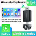 Wireless CarPlay/Android Auto Auto Multimedia Adapter,5Ghz WiFi,Plug & Play