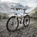 26 Zoll Fahrräder MTB Mountainbike 21-Gang Erwachsen Camping Fahrrad Bike