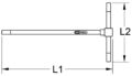 KS TOOLS 3-Wege T-Griff-Torx-Schlüssel, T27 (158.5205)