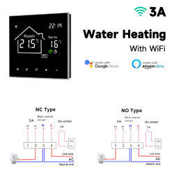Tuya WiFi Thermostat Digital LCD WLAN Gas Boiler Raumthermostat Fußbodenheizung