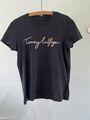 Tommy Hilfiger Damen T-Shirt Shirt Oberteil Größe XS,Schriftzug, Logo