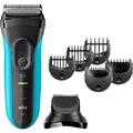 Braun Series 3 Shave&Style 3010BT 3-in-1 Wet & Dry Elektrorasierer - Blau