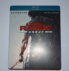 JOHN RAMBO STEELBOOK - AMAZON - SEHR SELTEN - BLU RAY - TATTOO - RARITÄT !!!