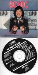 AC / DC original CD Moneytalks !Australian promo! 1990 on Albert very good