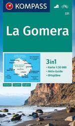 KOMPASS Wanderkarte 231 La Gomera 1:30.000 | 2023 | deutsch