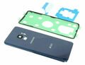 Original Samsung Galaxy Dous S9 SM-G960F Akkudeckel Cover Kameraglas Kleber Blau