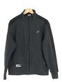 SUPERDRY Sweatjacke Herren L Dunkelgrau Zipper Casual Sportlich