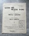God Be With You Lied von Rice Gibbon - vorgestellt in silbernen Akkorden 1950 Klaviermusik