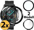 2X 3D Glasfolie für Huawei Watch GT2 /Pro 42-46mm Panzerfolie Full Screen 