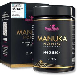 Manuka Honig | MGO 550+ | IM GLAS | Das ORIGINAL aus NEUSEELAND | HALAL100% Laborgeprüft und zertifiziert - IM GLAS