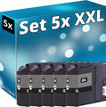 5x XL PATRONEN kompatibel BROTHER MFC-J680DW J5620DW J5625DW J5720DW DCP-J4120DW