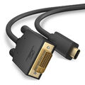 USB C DVI Monitor kabel Thunderbolt 3 Typ C auf DVI Adapter für Macbook Air Pro