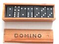 Dominospiel Domino Steine Dominosteine Gesellschaftsspiel Holzbox