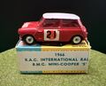 Corgi 333 Sun Rally Mini Cooper S. Top in knapp überstickerter 225 Box