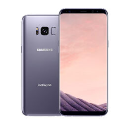 Samsung Galaxy S8, SM-G950F, 64 GB, entsperrtes Android-Handy, (SCHWARZ & GRAU & PINK)
