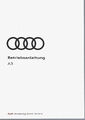 AUDI A3 / S3 + A3 / S3 Sportback RS 3 Bedienungsanleitung 2023 8Y Handbuch BA