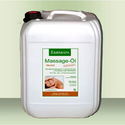 Massageöl 5 Liter neutral Esana SPA für Wellness & Therapie in med. Qualität