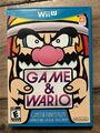 Game & Wario (Nintendo Wii U, 2013) CIB WITH INSERTS