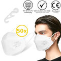 50x FFP2 Maske Mundschutz Atemschutzmaske CE Schutz Masken Mund Nasen Filter