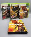 XBOX 360 Max Payne 3 / Wanted Weapons of Fate / Farcry 3 - USK 18 Sammlung - gut