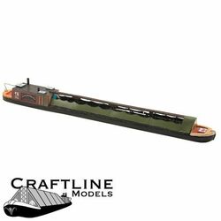 Craftline Models AMB70 Motor Angetrieben Kohle Narrow Boat Holz Set 00 Spur /