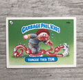 1986 UK Garbage Pail Kinder 2. Serie Karte: 48a Zunge gebunden TIM: Erlaubnis zu essen