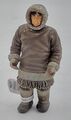 Bullyland Eiswelt Figur: 54554 Inuit-Mann / Bully Stehfigur mit Etikett