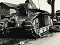 Foto Beute-Panzer Tank,char, Kennung Conde France, Wk2