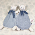 H&M schlafender Bär Teddy ❤️ Schmusetuch Kuscheltuch Schnuffeltuch Blau 2er SET